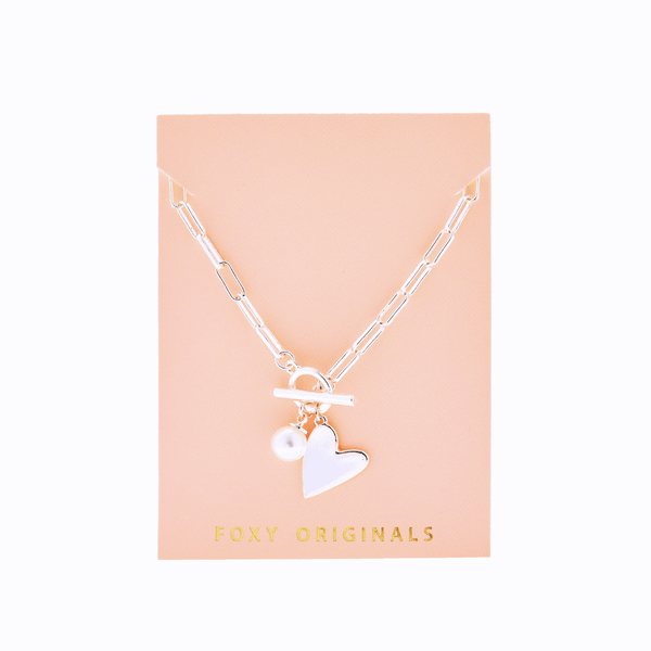 Rosie Heart Necklace - Foxy Originals - Painted Door on Main