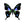 Round Butterfly Wing Pendant Necklace - Painted Door on Main