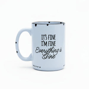 Rustic Ceramic Mugs - Painted Door on Main
