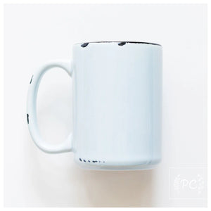 Rustic Ceramic Mugs - Painted Door on Main