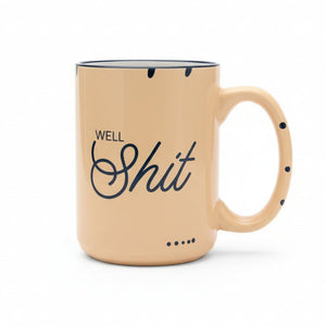 Rustic Ceramic Mugs - Painted Door on Main
