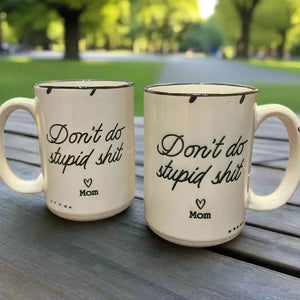Rustic Ceramic Mugs - Painted Door Collection - Painted Door on Main