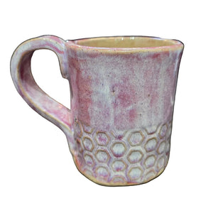 Rustic Pottery Mugs - Painted Door on Main