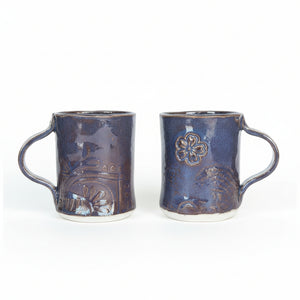 Rustic Pottery Mugs - Jasmin Alstad - Painted Door on Main