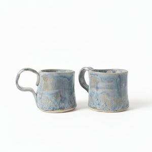 Rustic Pottery Mugs - Jasmin Alstad - Painted Door on Main