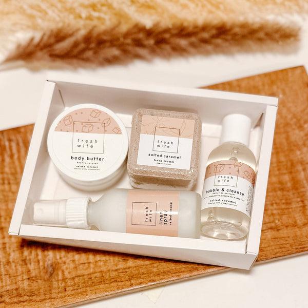 Salted Caramel Gift Box - The Fresh Wife Soap Company - Painted Door on Main