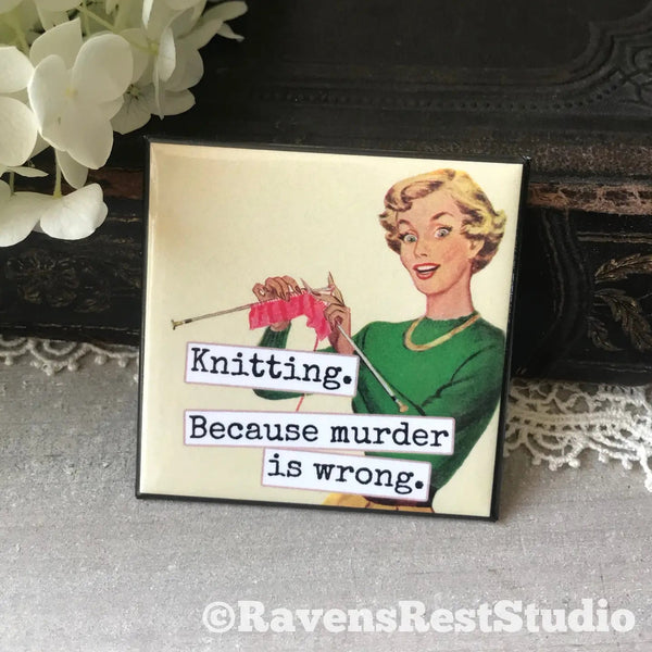 Sassy Fridge Magnets - Raven's Rest Studio - Painted Door on Main