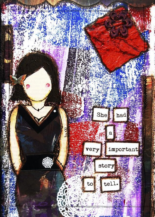 She Art Cards - Fearless hART - Painted Door on Main