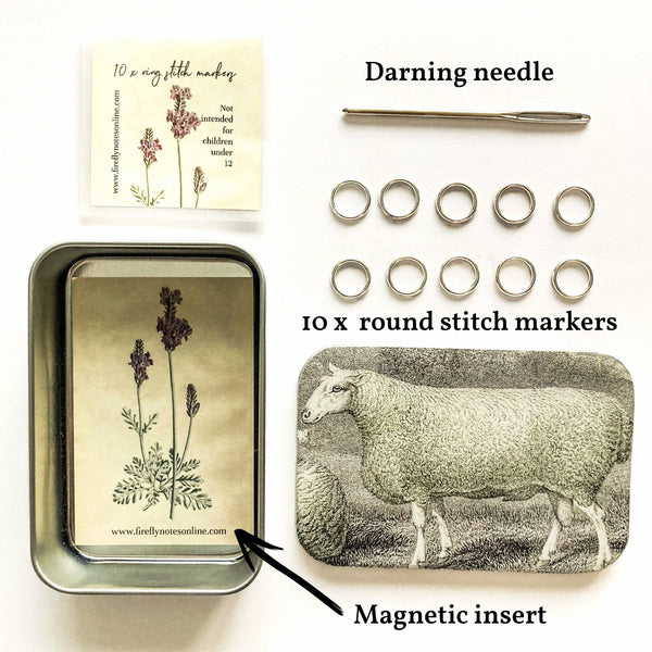 Sheep Knitting Kit - Firefly Notes - Painted Door on Main