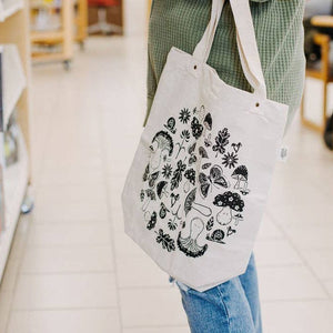 Shroom and Bloom Organic Cotton Tote bag - Painted Door on Main