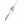 Silver Rhinestone Feather Necklace - Gracie Rose Designs - Painted Door on Main