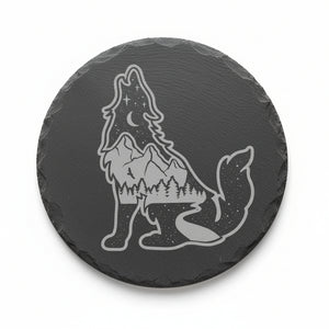 Slate Animal Coasters - KWoodCarve - Painted Door on Main