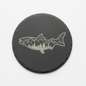 Slate Animal Coasters - KWoodCarve - Painted Door on Main