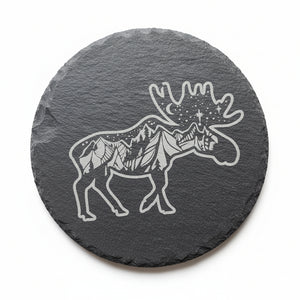 Slate Animal Coasters - KWoodCarve - Painted Door on Main