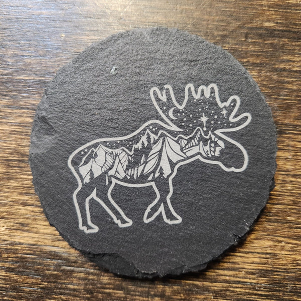 Slate Animal Coasters - KWoodCarve - Painted Door on Main