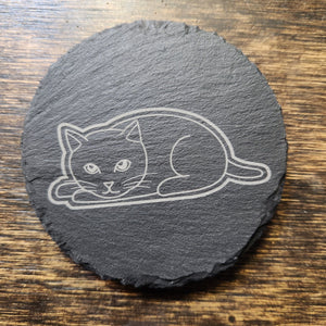 Slate Animal Coasters - KWoodCarve - Painted Door on Main