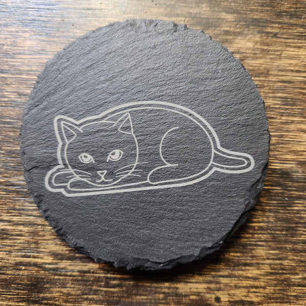 Slate Animal Coasters - KWoodCarve - Painted Door on Main