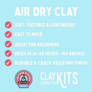 Snailcake Air Dry Clay Kit - The Make Station - Painted Door on Main