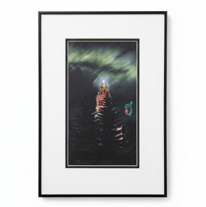 'Snowfall's End' Original Art - Painted Door on Main