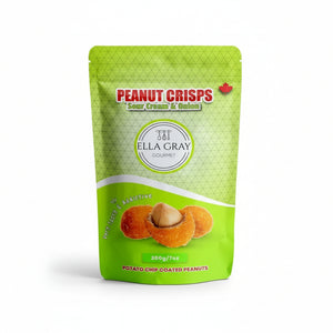 Sour Cream N' Onion Peanut Crisps - Ella Gray Gourmet - Painted Door on Main