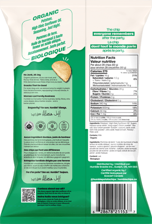 Sour Cream & Onion Organic Potato Chips - Painted Door on Main