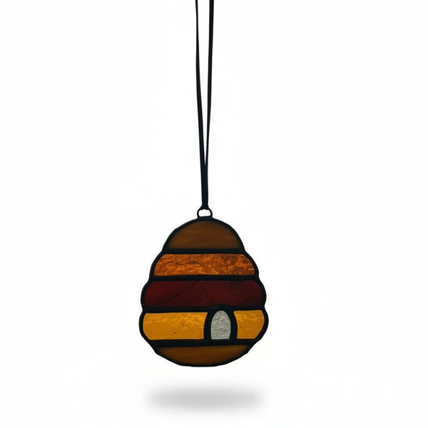  Stained Glass Beehive - Tevlan Glass - Painted Door on Main