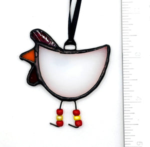 Stained Glass Chick Ornaments - Painted Door on Main