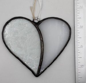 Stained Glass Heart Ornaments - Painted Door on Main