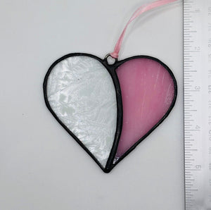 Stained Glass Heart Ornaments - Painted Door on Main