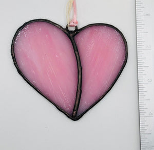 Stained Glass Heart Ornaments - Painted Door on Main