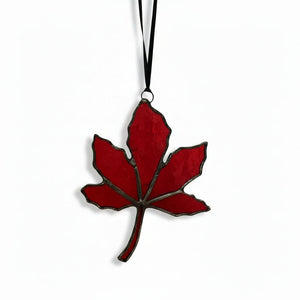 Stained Glass Maple Leaf Collection - Painted Door on Main
