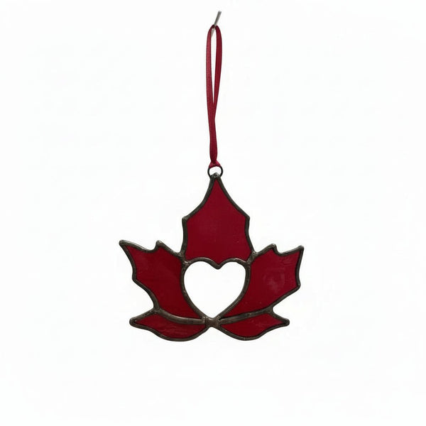 Stained Glass Maple Leaf Collection - Painted Door on Main