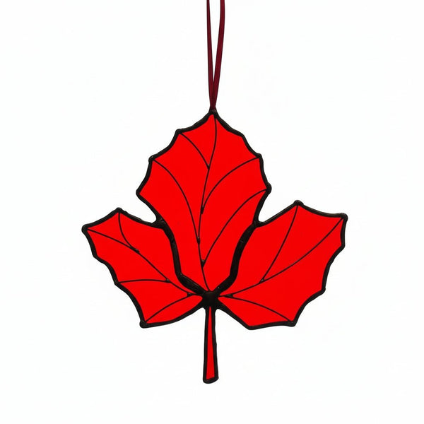 Stained Glass Maple Leaf Collection - Painted Door on Main