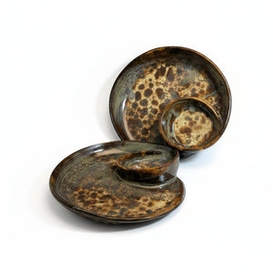 Swirly Appetizer Plates - Painted Door on Main