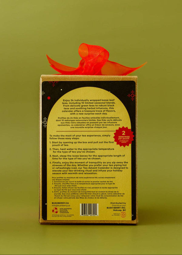 Tea Advent Calendar – 24 Days of Tea Joy - Painted Door on Main