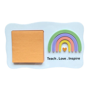 Teacher - Themed Sticky Note Holder - Painted Door on Main