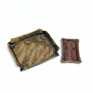 Textured Trays - Elizabeth's Clay Vision - Painted Door on Main