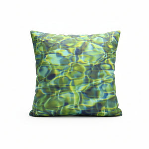 Throw Pillow (16x16) - Ealanta Photography - Tuscan Pool - Debbie Travis.