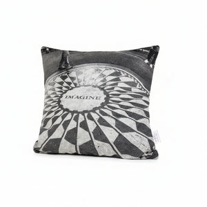 Throw Pillow (16x16) - Ealanta Photography - Beetles - John Lennon
