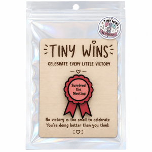 Tiny Wins Acrylic Ribbon Pins - Painted Door on Main