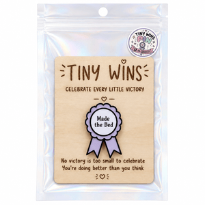 Tiny Wins Acrylic Ribbon Pins - Painted Door on Main