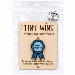 Tiny Wins Acrylic Ribbon Pins - Painted Door on Main