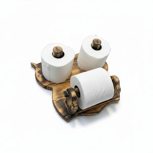 Toilet Paper Holder - Bob Shave Woodcrafts - Painted Door on Main