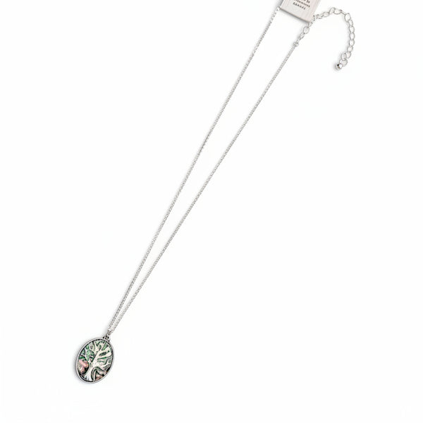 Tree of Life Abalone Necklace - Gracie Rose Designs - Painted Door on Main