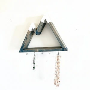 Two Peak Mountain Hook - Larcher Woods & Crafts - Painted Door on Main