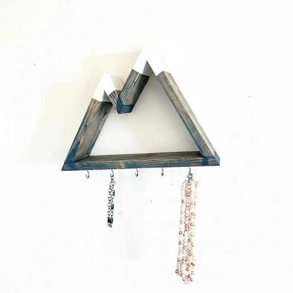 Two Peak Mountain Hook - Larcher Woods & Crafts - Painted Door on Main