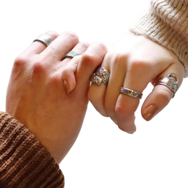 Upcycled Cutlery Rings - The Spoon Girl - Painted Door on Main