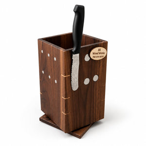 Utensil Holder + Magnetic Knive Holder (Lazy Susan) - Painted Door on Main