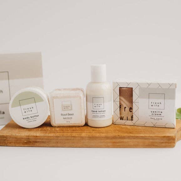 Vanilla Cozy & Sweet Gift Set - The Fresh Wife Soap Company - Painted Door on Main