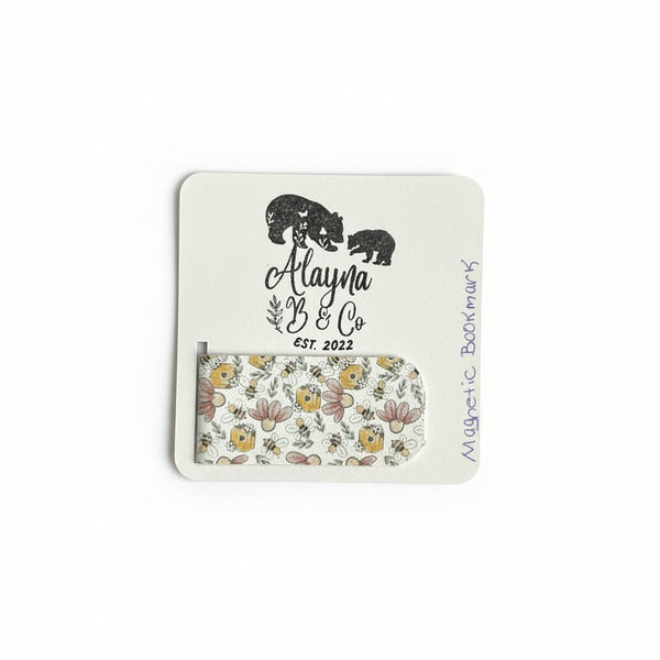 Vegan Leather Magnetic Bookmarks - Painted Door on Main